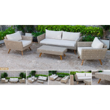 COLECÇÃO CANÁRIA - O mais novo conjunto de sofá de robal de poli-poli de mais vendido para móveis de jardim ao ar livre